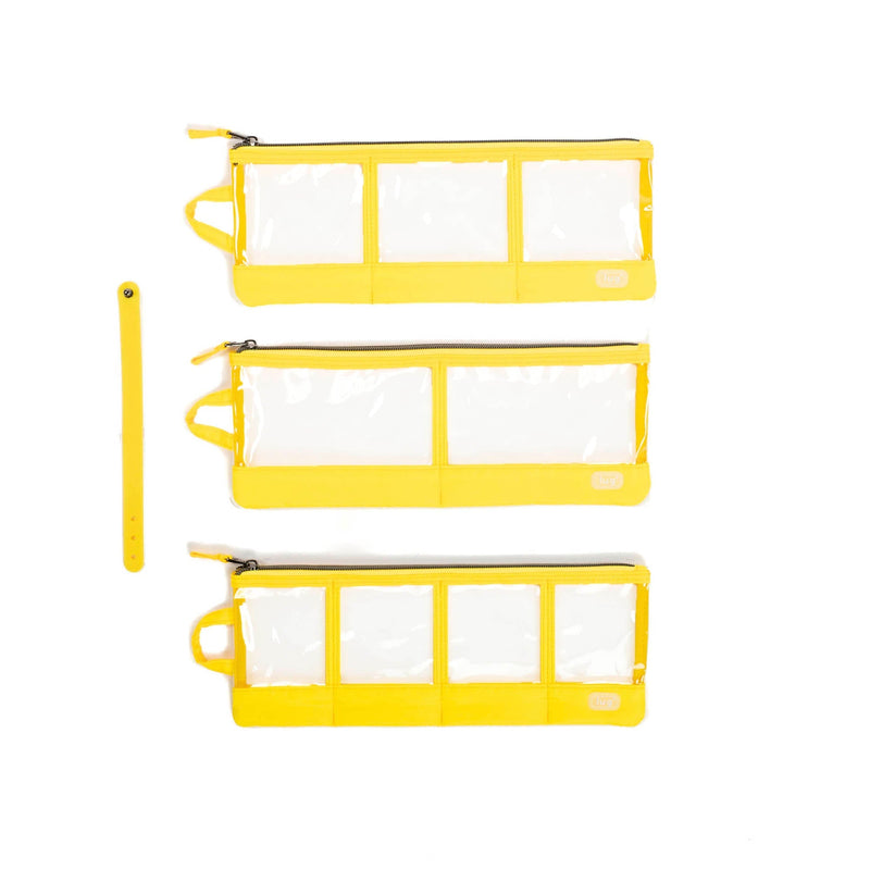 LUG - Envelope 3PC Clearview Zip Organizers