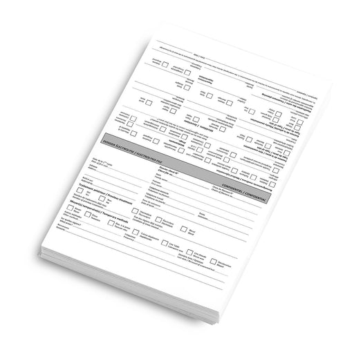 Esthetique Electrolyse Canada - Electrolysis Customer Chart (100) - Limolin 