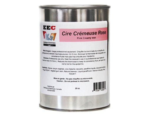 Esthetique Electrolyse Canada - Pink Creamy Wax 591 ml - Limolin 