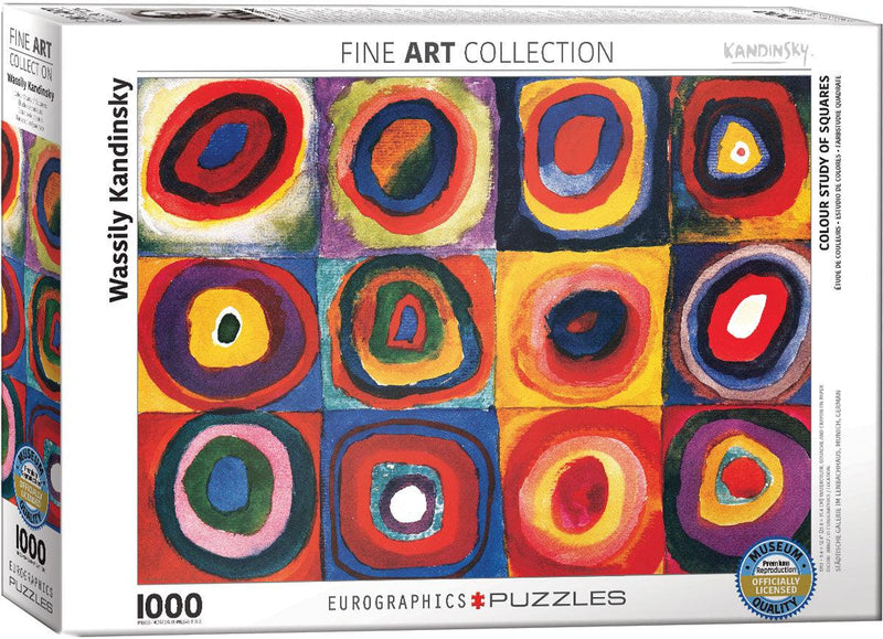 Eurographics - Color Study of Squares (1000-Piece Puzzle) - Limolin 
