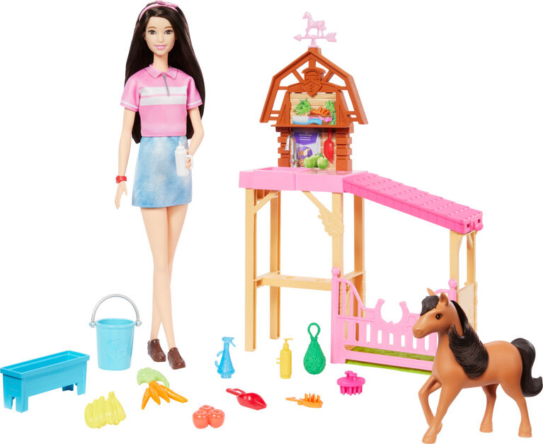 Mattel - Barbie - RENEE's SMALL HORSE NURTURING PLAYSET