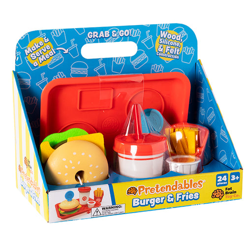 Fat Brain Toys - Pretendables Burger and Fries - Limolin 
