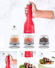 Finamill - Grinder with two FinaPod Pro Plus pods, Battery operated, Stone - Limolin 