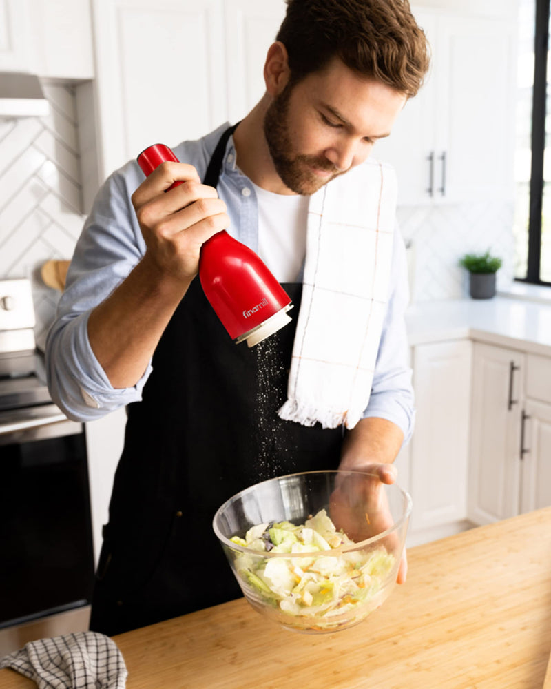 Finamill - Grinder with two FinaPod Pro Plus pods, Battery operated, Stone - Limolin 