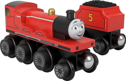 Fisher-Price - Price - Thomas And Friends - Wood Engine & Car - Large - James - Limolin 