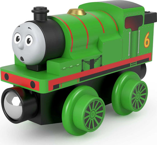 Fisher-Price - Price - Thomas And Friends - Wood Engine & Car - Small - Percy - Limolin 