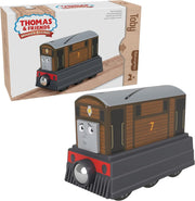 Fisher-Price - Price - Thomas And Friends - Wood Engine & Car - Small - Toby - Limolin 