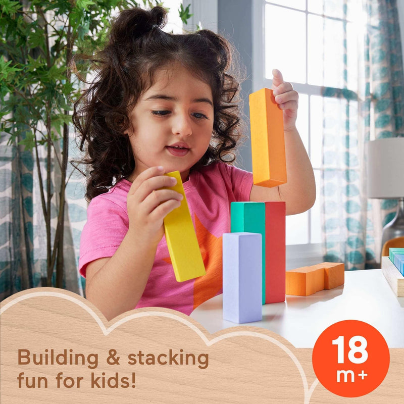 Fisher-Price - Price - Wood - Blocks Pyramid - Limolin 