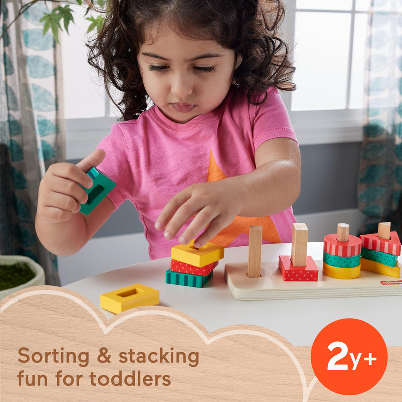 Fisher-Price - Price - Wood - Shape Stacker - Limolin 