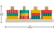 Fisher-Price - Price - Wood - Shape Stacker - Limolin 