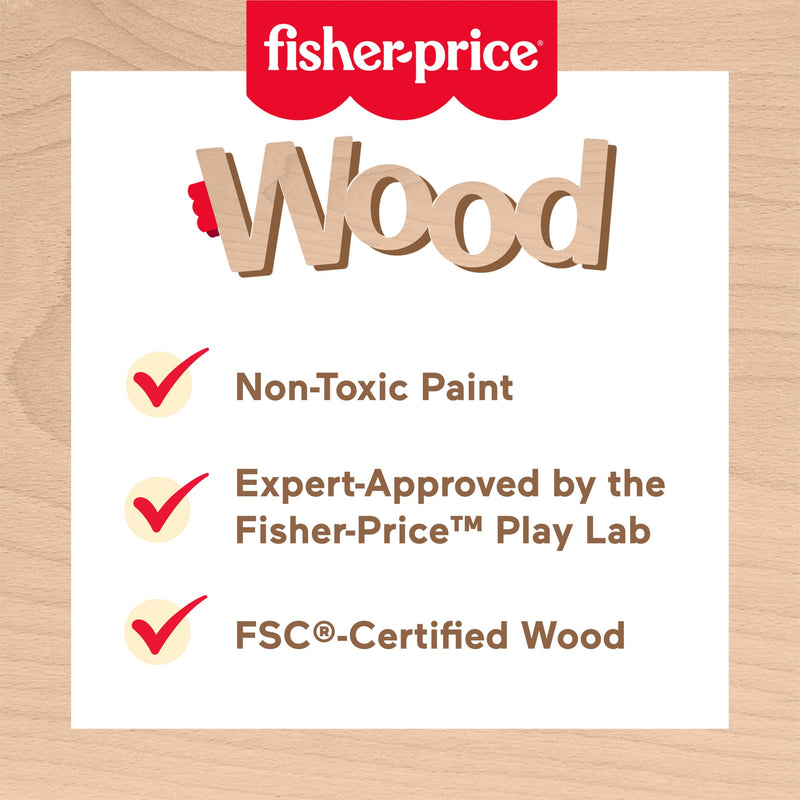 Fisher-Price - Price - Wood - Shape Stacker - Limolin 