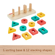 Fisher-Price - Price - Wood - Shape Stacker - Limolin 