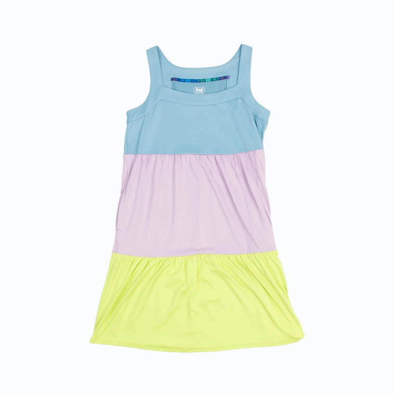 LUG - Flare Colorblock Dress