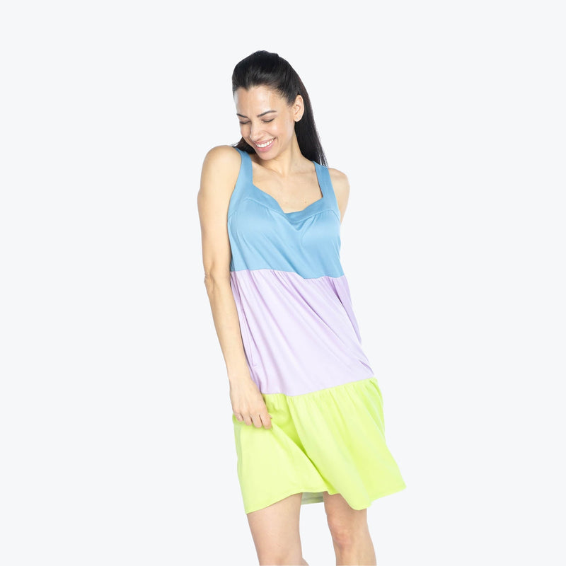 LUG - Flare Colorblock Dress