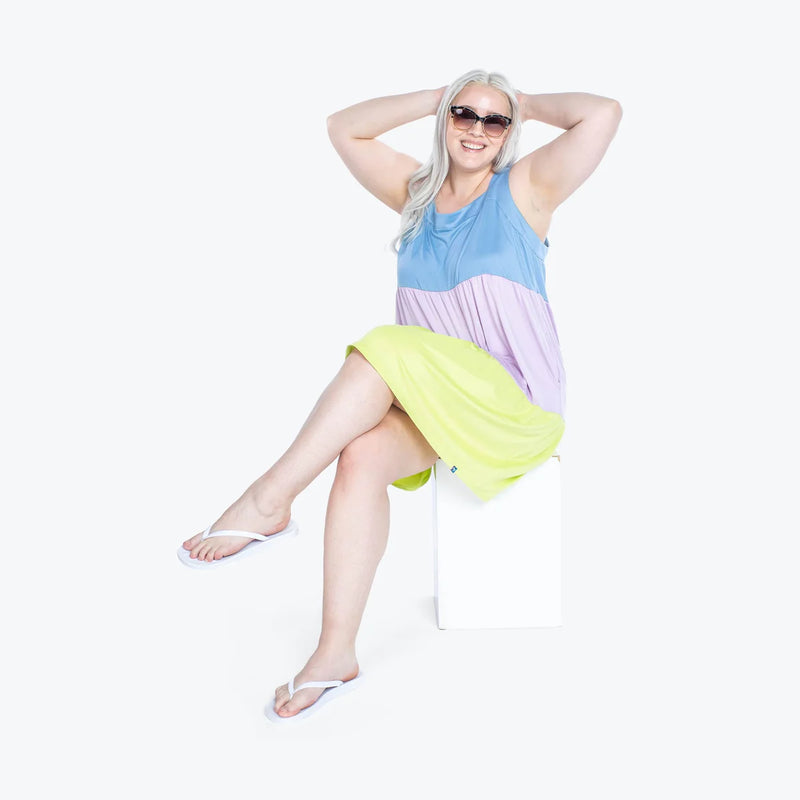 LUG - Flare Colorblock Dress