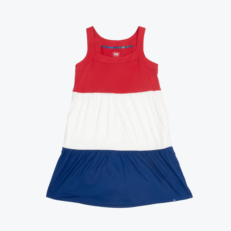 LUG - Flare Colorblock Dress