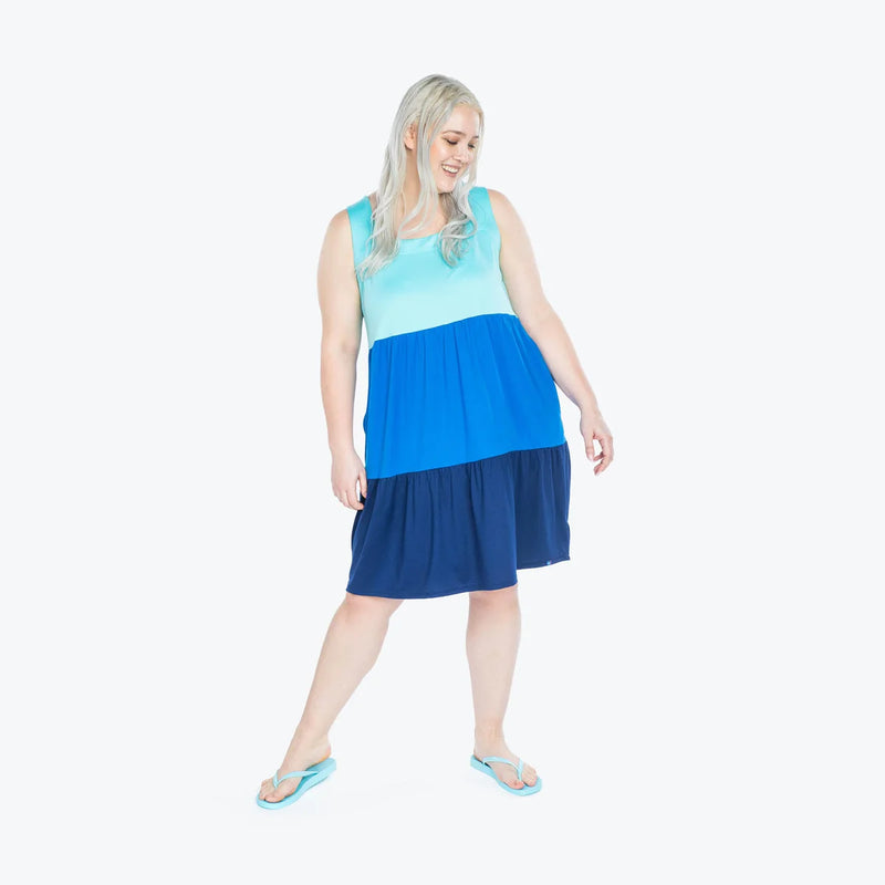 LUG - Flare Colorblock Dress