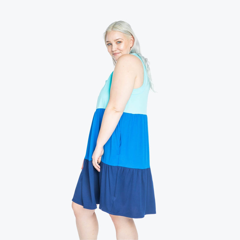 LUG - Flare Colorblock Dress