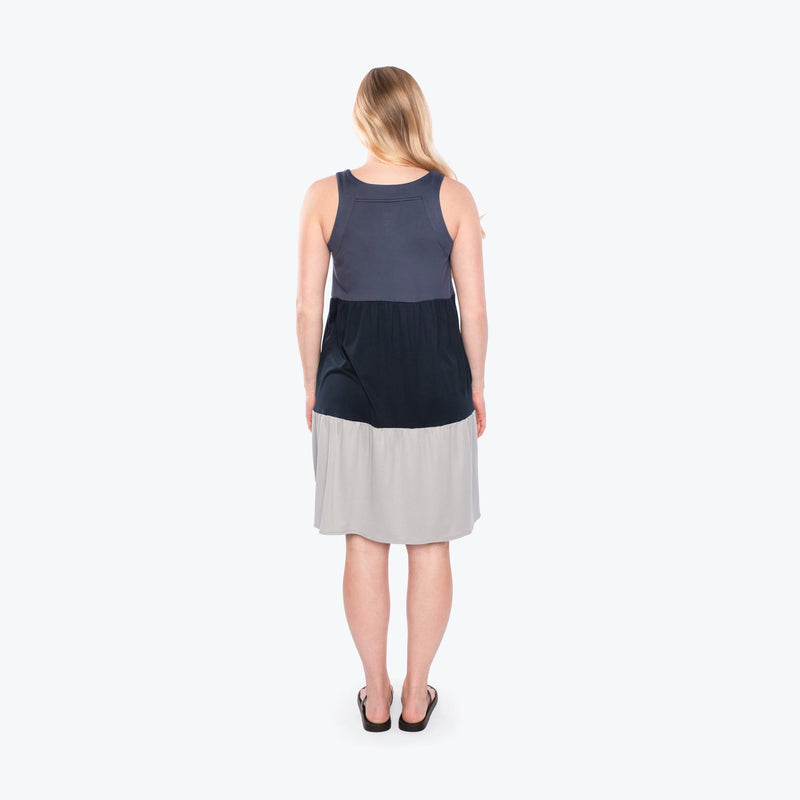 LUG - Flare Colorblock Dress