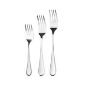 Browne - LUMINO Dinner Fork, 8.5"/21.6cm, 18/0 SS, Mirror Finish - Limolin 