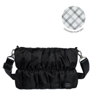 LUG - Flounce Ruched Crossbody Bag
