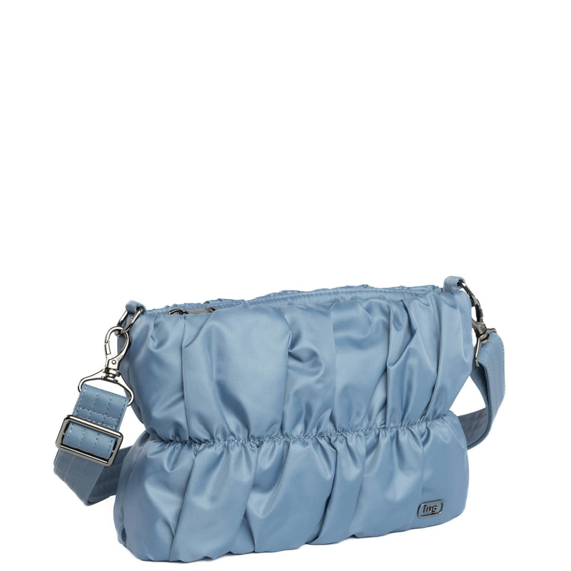 LUG - Flounce Ruched Crossbody Bag