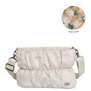 LUG - Flounce Ruched Crossbody Bag