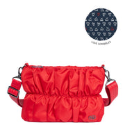 LUG - Flounce Ruched Crossbody Bag