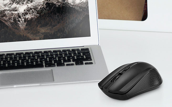 Xtech - Mouse Wireless Galos 4 Button Nano Dongle (XTM - 310) (Black)
