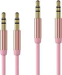 Fuse - Aux Cable 12 Pack Bulk 3Ft - 6 Black - 4 White - 2 Pink - Limolin 
