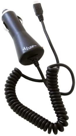 Fuse - Car Charger Micro Cable Usb 1 Amp 5 Foot Coiled Cable - Limolin 