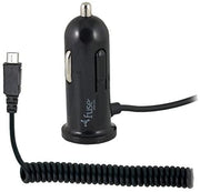 Fuse - Car Charger Micro Usb Hard Wired 24Amp + Additional Usb Port 8Ft Coil - Limolin 