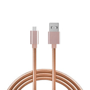 Fuse - Charge & Sync Micro USB Metal 3ft Rose