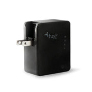 Fuse - Wall Charger 1 Port 31Amp Usb-A With 2600Mah Powerbank Black - Limolin 