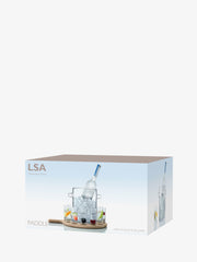 LSA - Paddle - Vodka Serving Set with Oak | L38.5 cm - detail or setting view