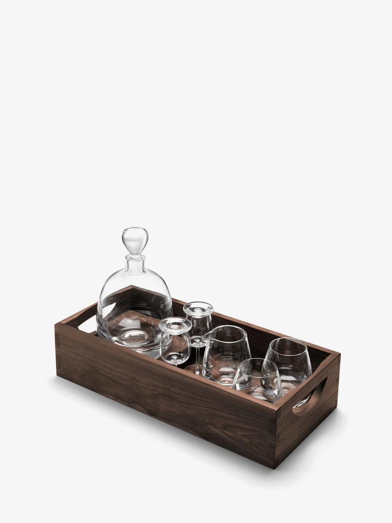 LSA - Whisky Islay - Connoisseur Set with with Walnut Tray | L44 cm