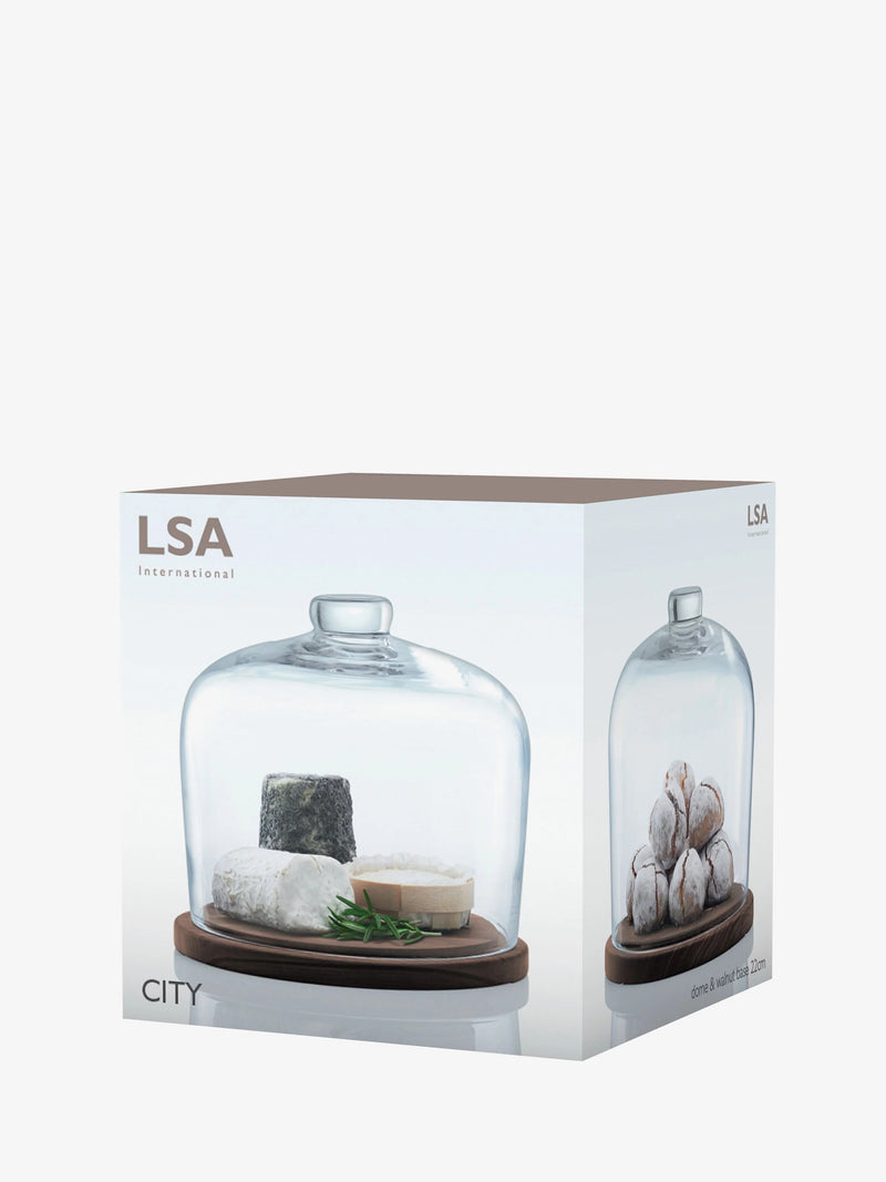 LSA - City - Dome with with Walnut Base