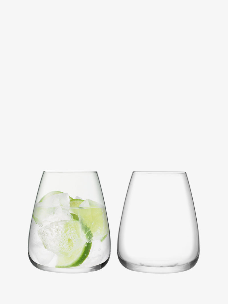 LSA - Wine Culture - Water Glasses (Set of 2) | 590 mL - detail or setting view