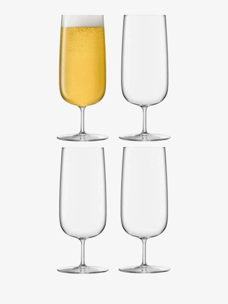 LSA - Borough - Pilsner Glasses (Set of 4) | 440 mL