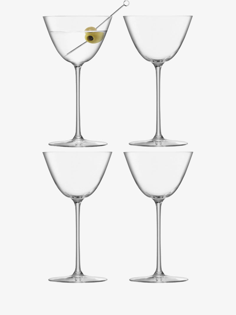 LSA - Borough - Martini Glasses (Set of 4) | 195 mL