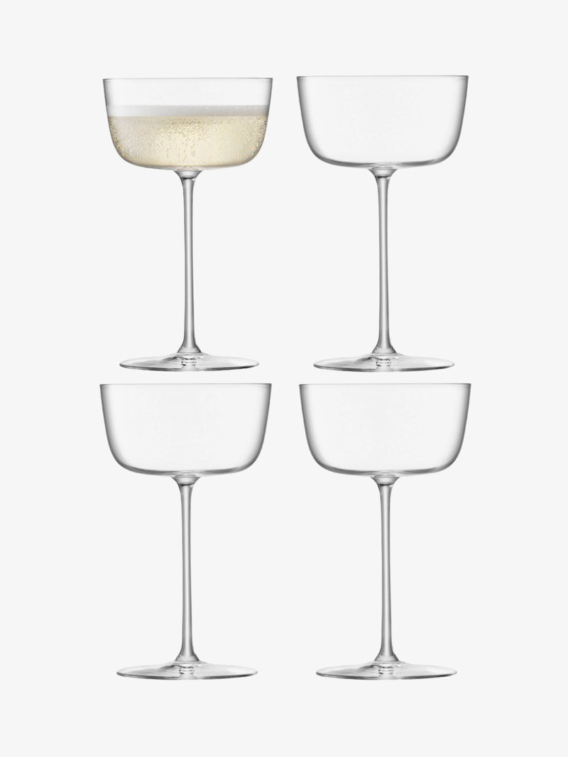 LSA - Borough - Cocktail Saucers (Set of 4) | 240 mL