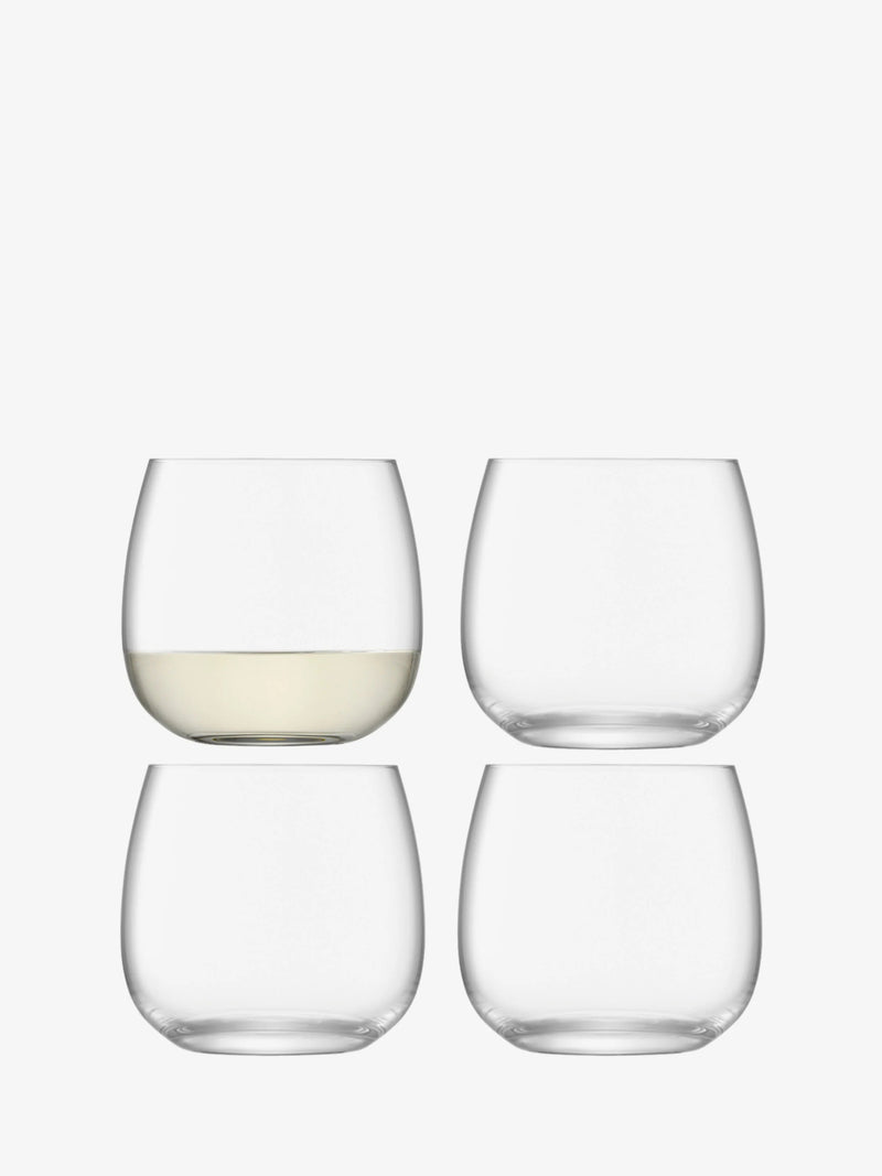 LSA - Borough - Stemless Glasses (Set of 4) | 370 mL