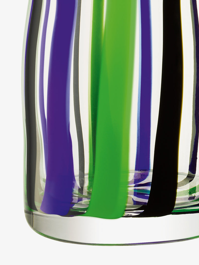LSA - Folk - Vase | H42 cm - Black / Blue / Green - detail or setting view