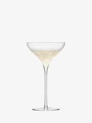 LSA - Savoy - Champagne Saucers (Set of 2) | 250 mL - detail or setting view
