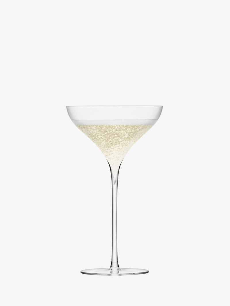 LSA - Savoy - Champagne Saucers (Set of 2) | 250 mL - detail or setting view
