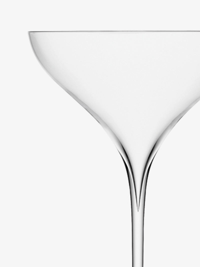 LSA - Savoy - Champagne Saucers (Set of 2) | 250 mL - detail or setting view