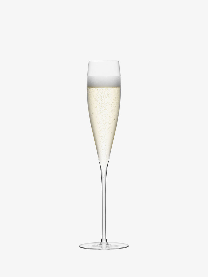 LSA - Savoy - Champagne Flutes (Set of 2) | 200 mL - detail or setting view