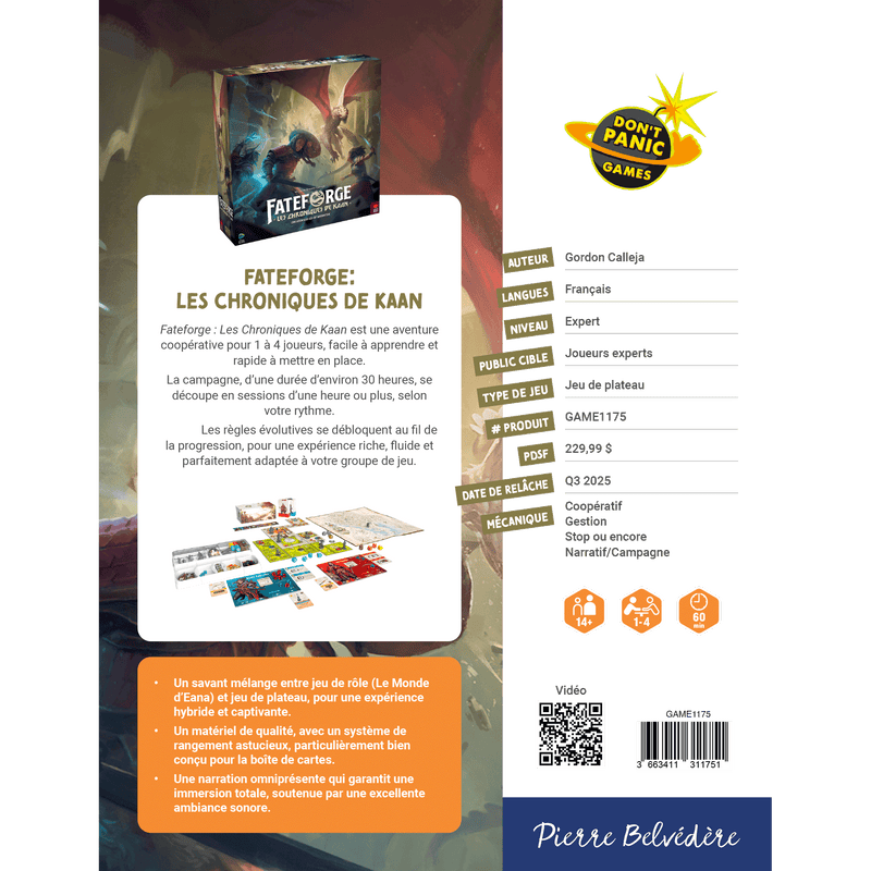 FATEFORGE, LES CHRONIQUES DE KAAN