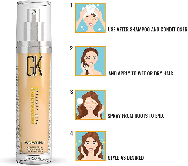 GKHair - VolumizeHER Spray 3.4 oz - Limolin 