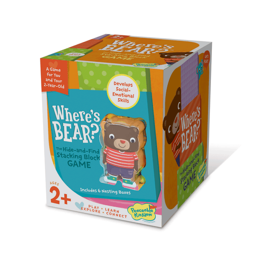 Peaceable Kingdom Where's Bear? game - front view
